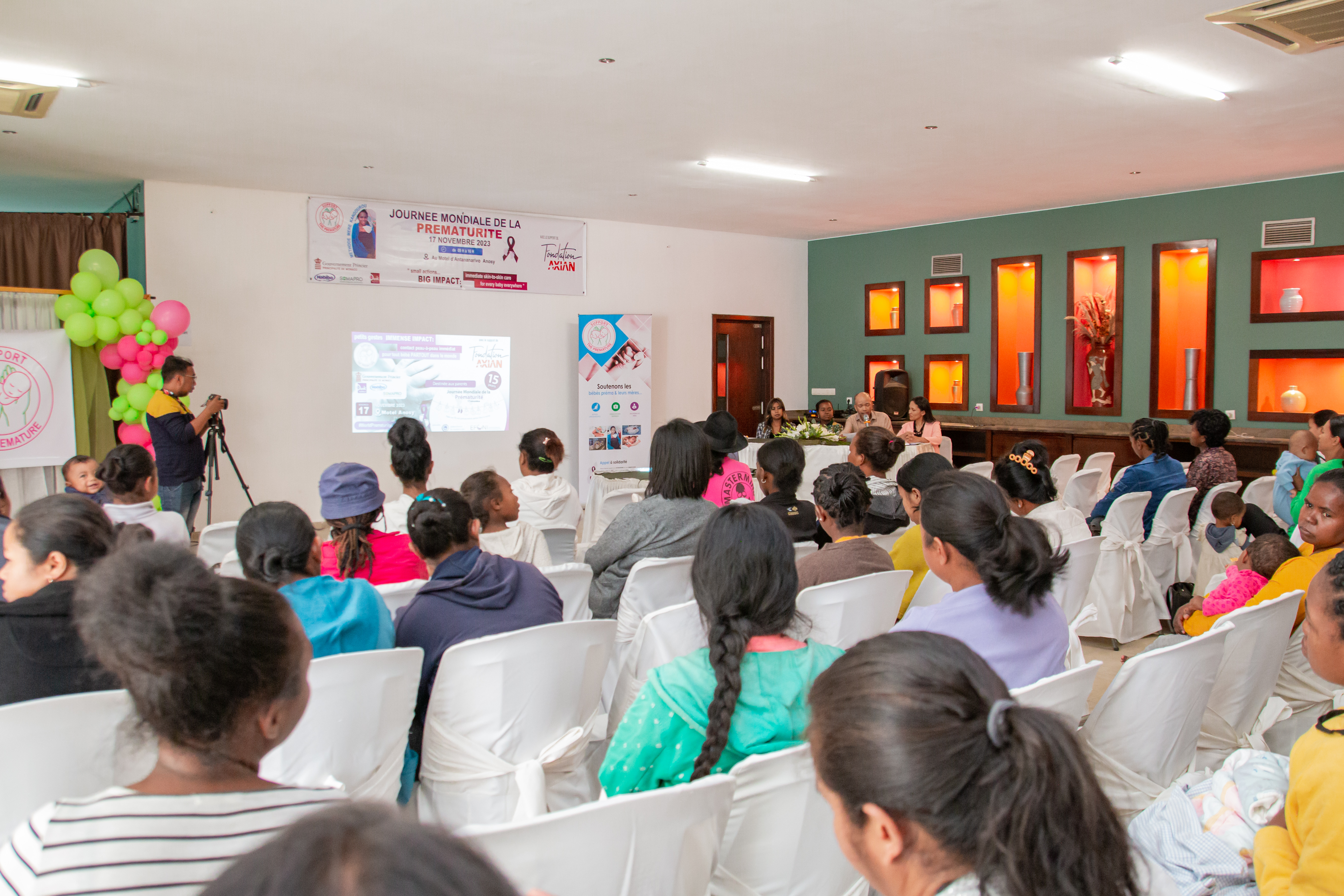 Une foule d'audience